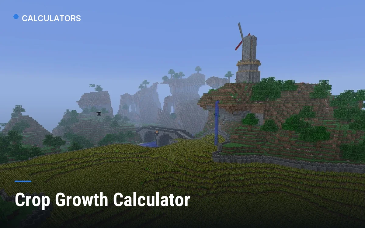 Crop Growth Calculator