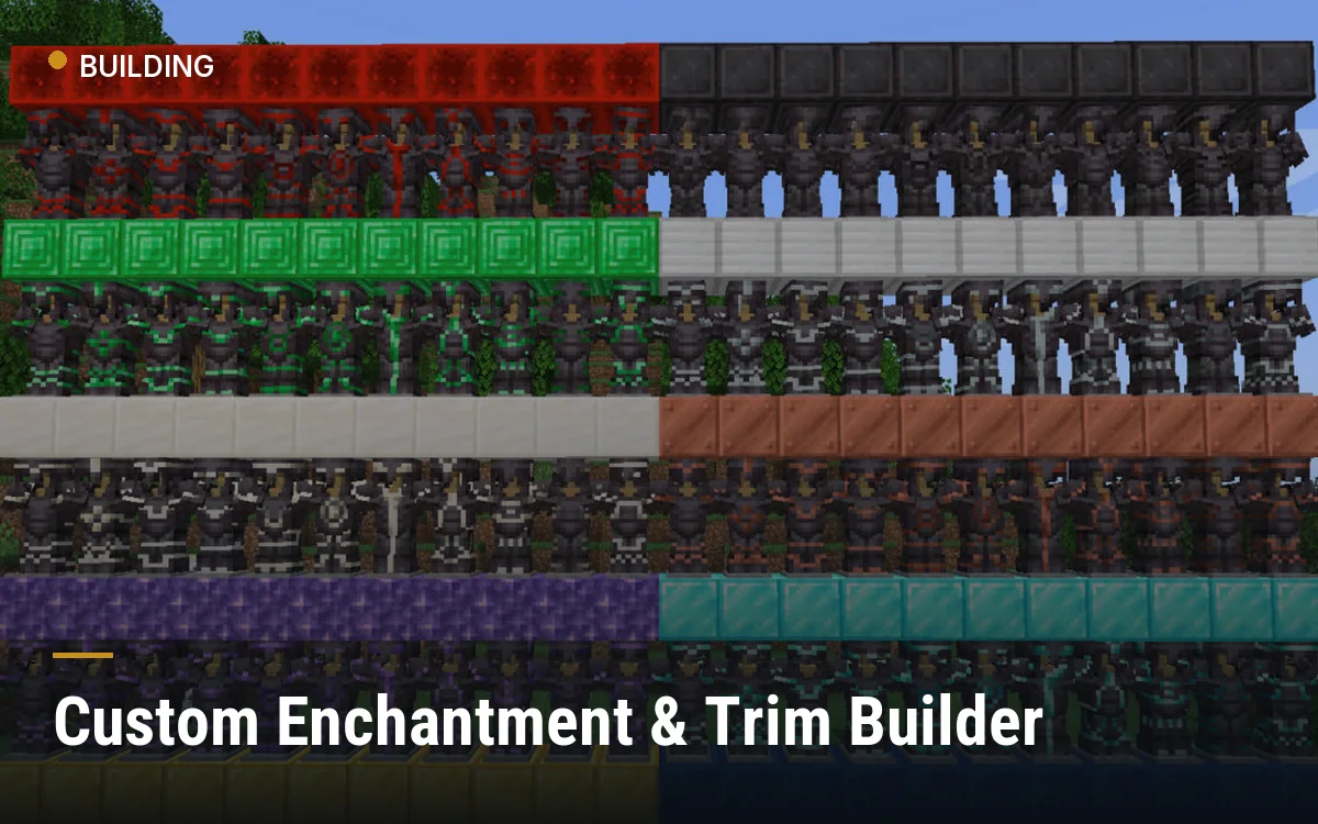 Custom Enchantment & Trim Builder