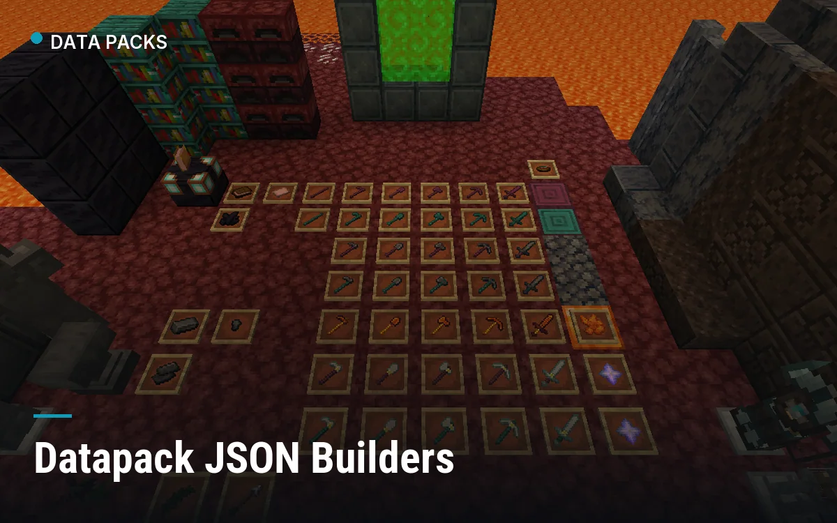 Datapack JSON Builders