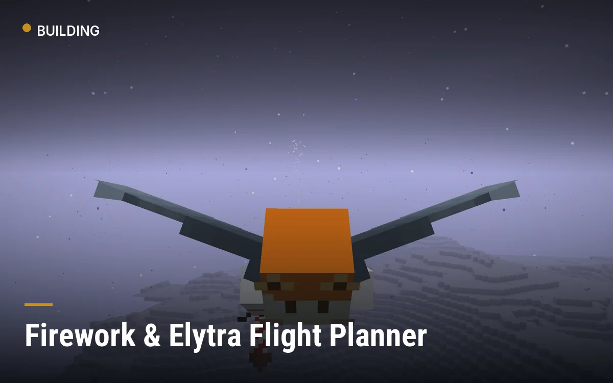 Firework & Elytra Flight Planner