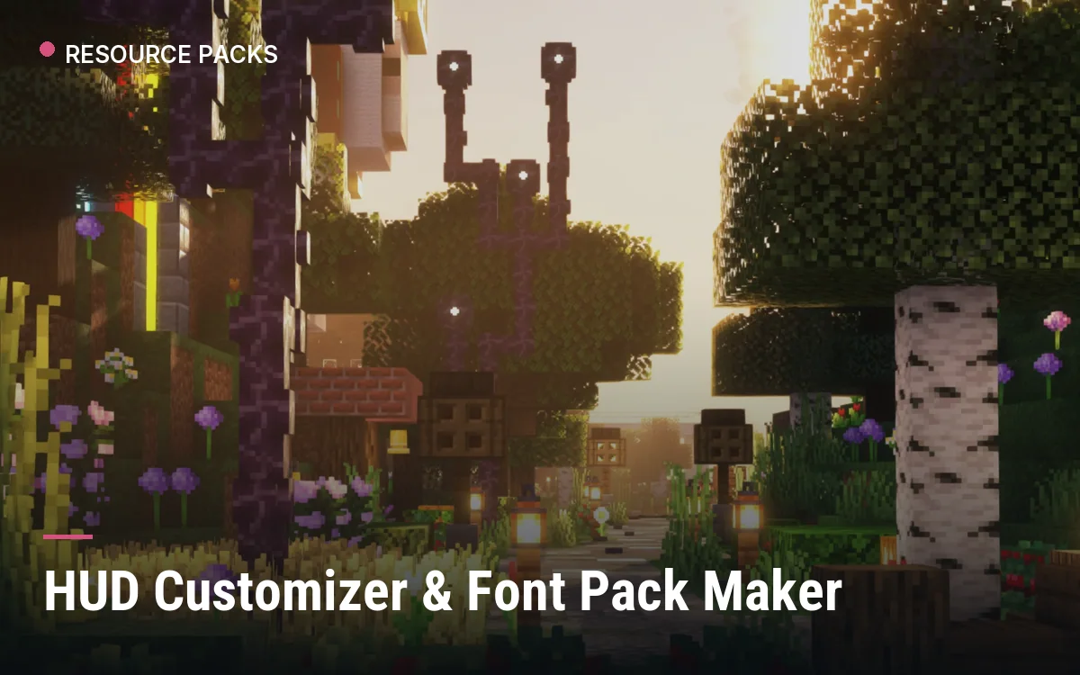 HUD Customizer & Font Pack Maker
