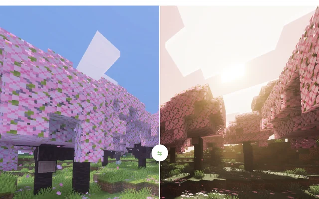 MCPE Shader Comparison