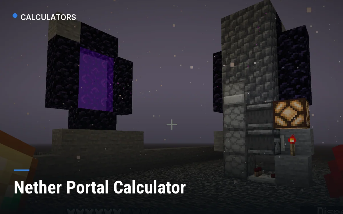 Nether Portal Calculator