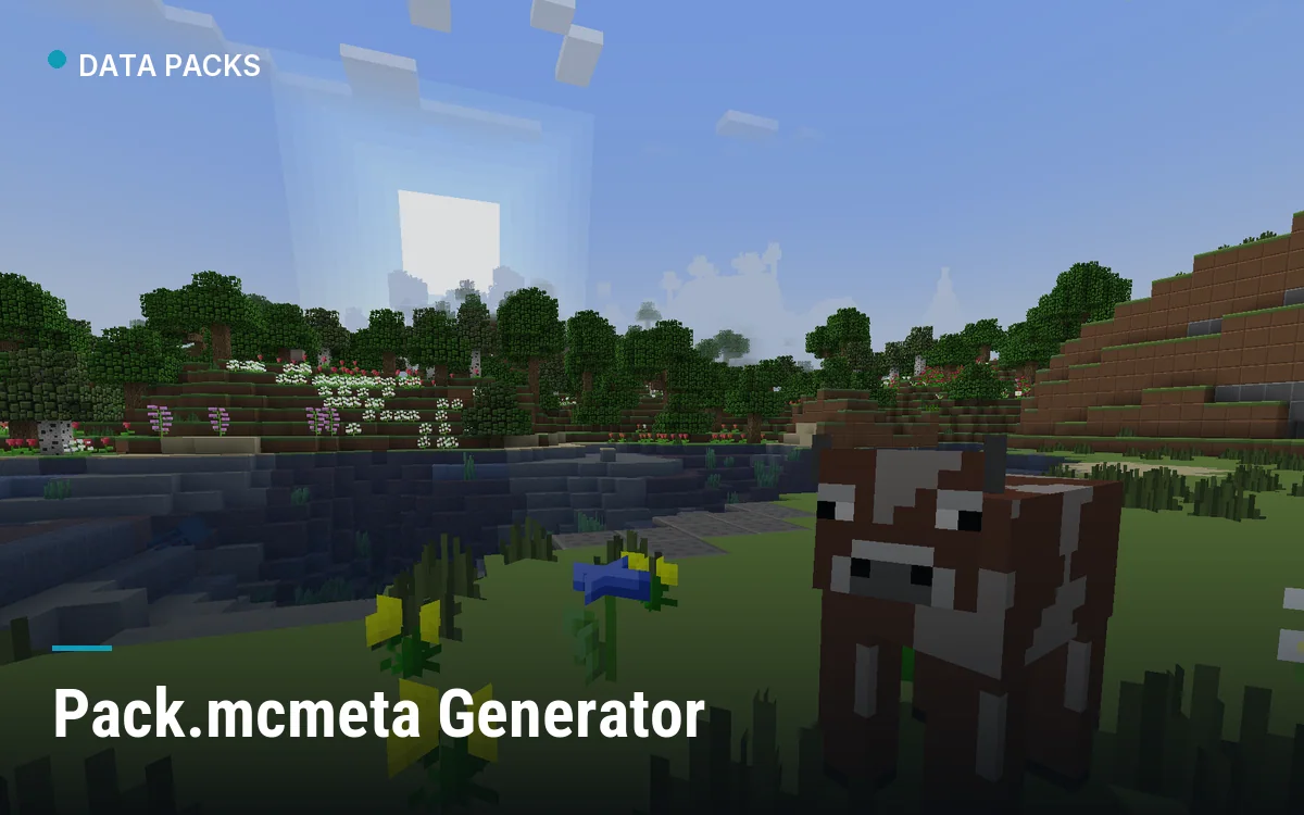 Pack.mcmeta Generator