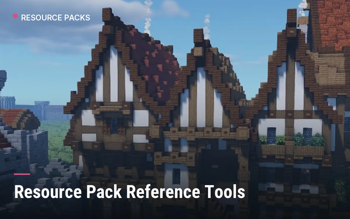 Resource Pack Reference Tools