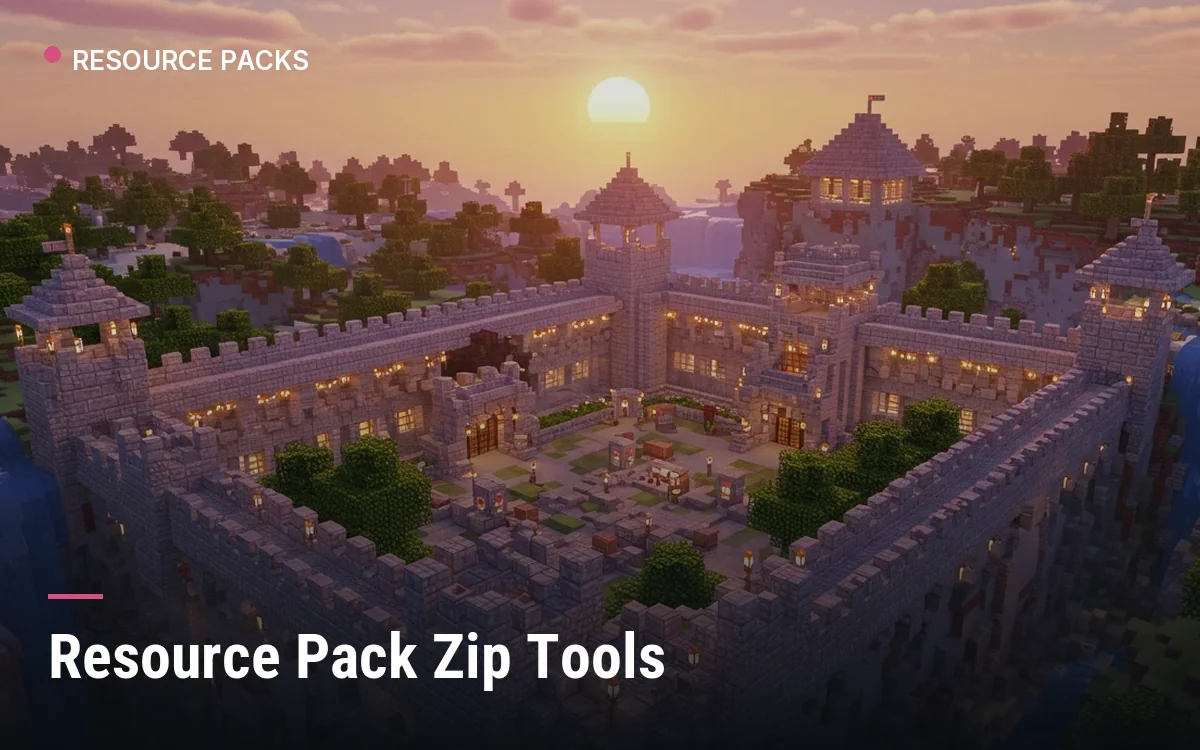 Resource Pack Zip Tools