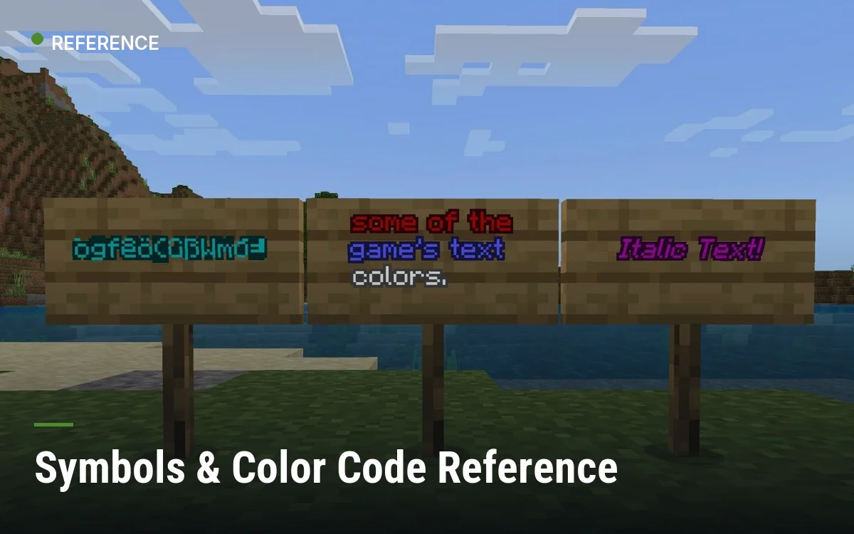 Symbols & Color Code Reference