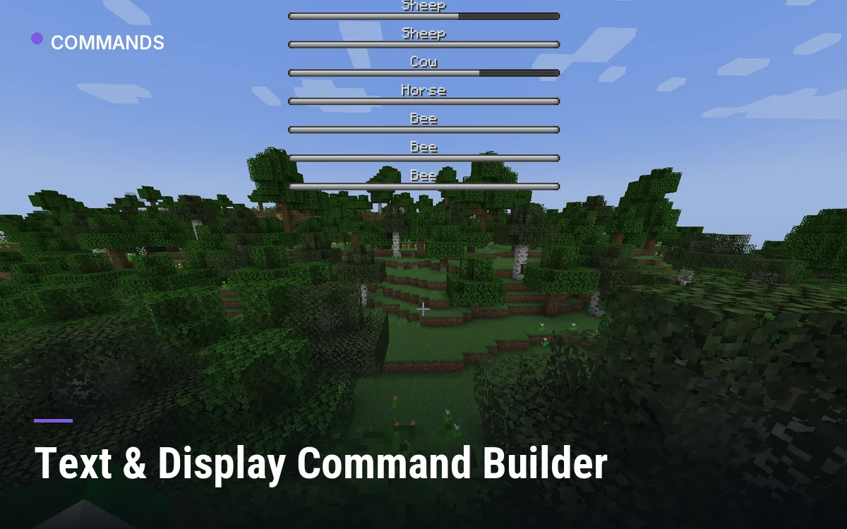 Text & Display Command Builder