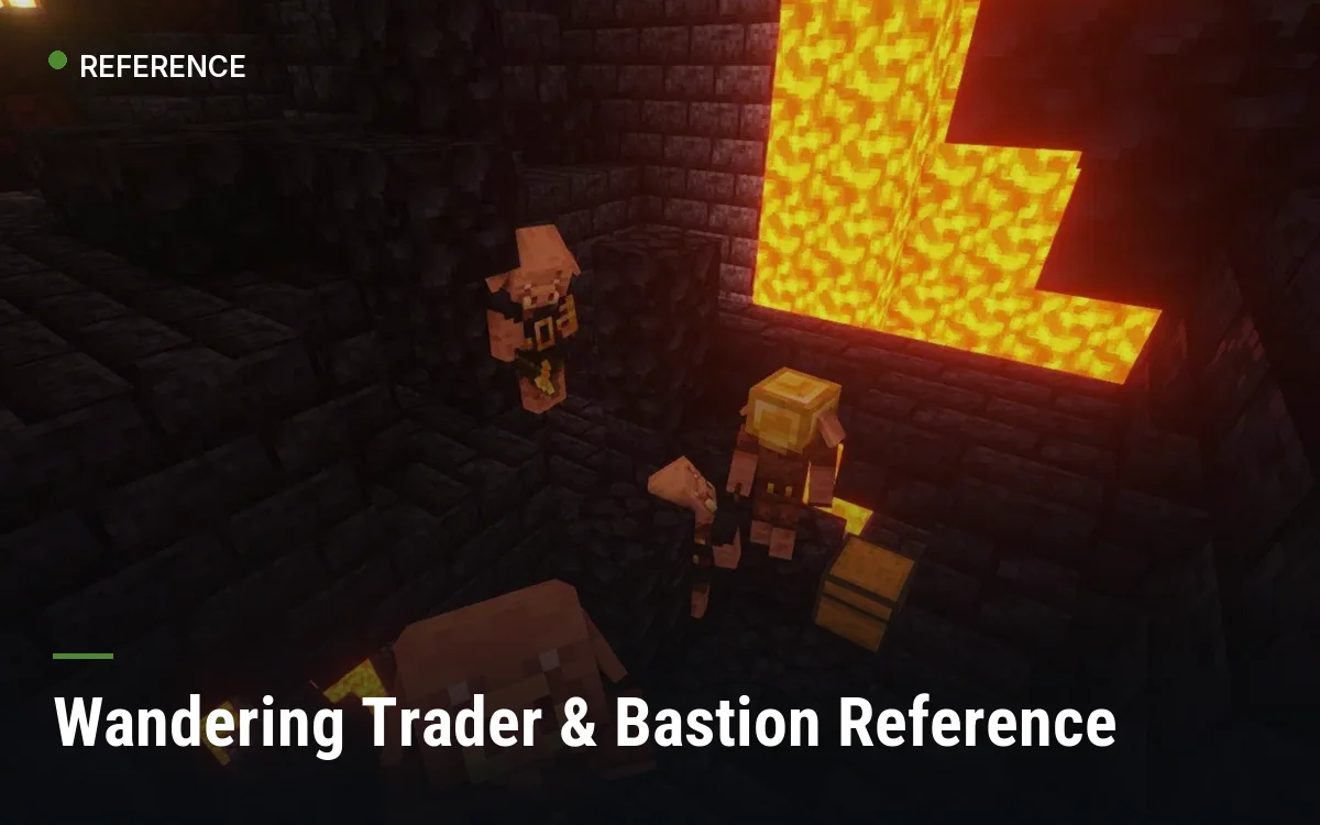 Wandering Trader & Bastion Reference